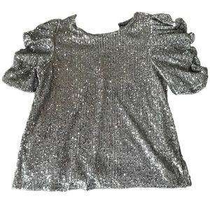 Rachel zoe sequin blouse
